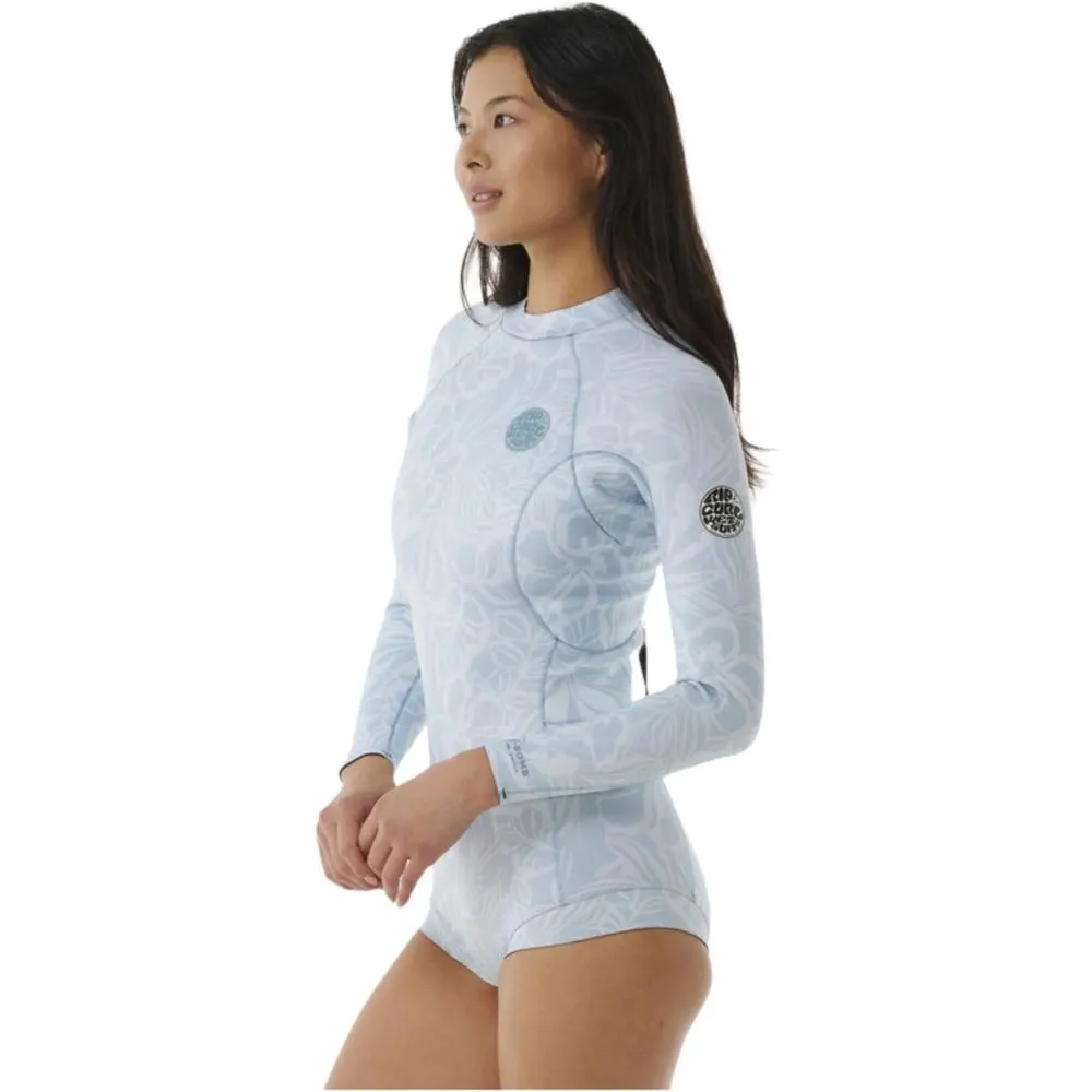 RIP CURL WMS G-BOMB BOYLEG 1MM BACK ZIP BLUE