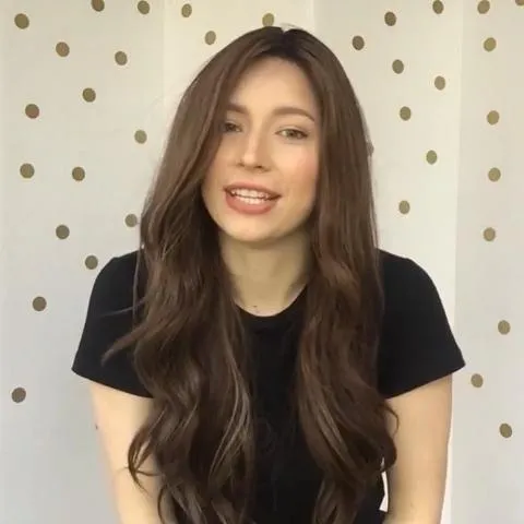 Romantic fashion cold brown long wave wig