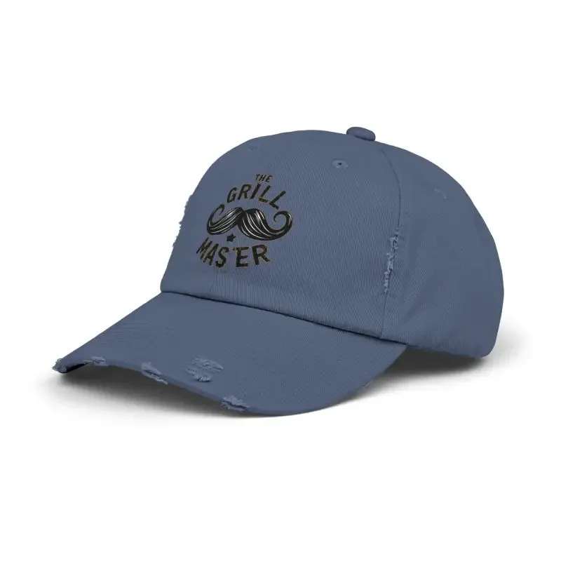 Rugged Distressed Hats with Metal d Ring and Low Profile
