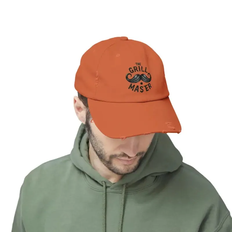 Rugged Distressed Hats with Metal d Ring and Low Profile