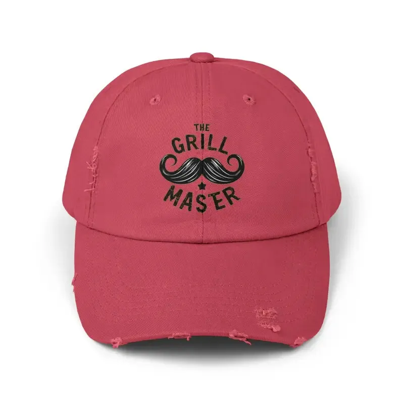 Rugged Distressed Hats with Metal d Ring and Low Profile