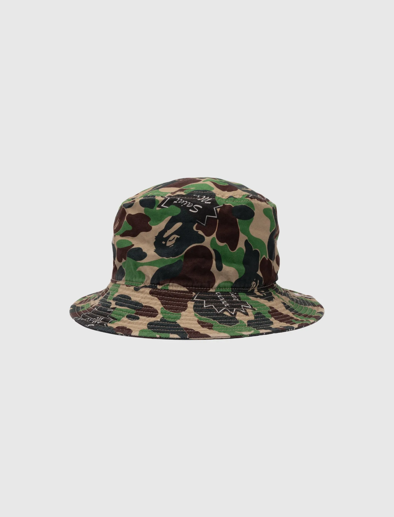 SAINT MICHAEL x BATHING APE BUCKET HAT