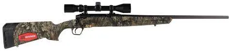 SAVAGE AXIS XP  .270 WIN  MOBUC CAMO STOCK   22" BBL  W 3-9 SCOPE