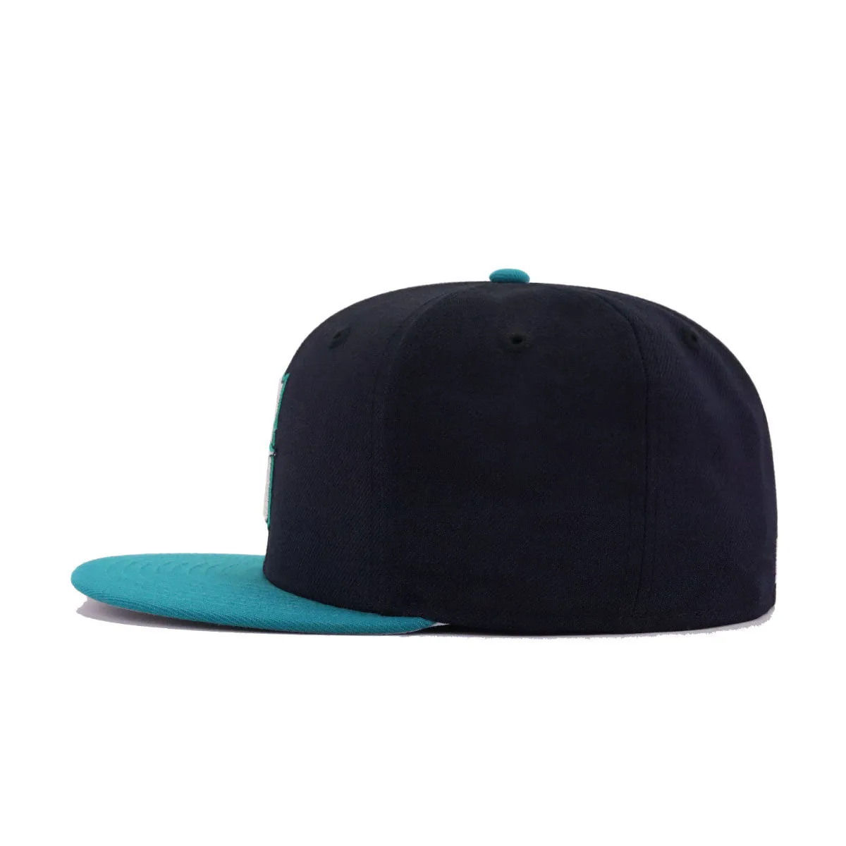 Seattle Mariners Navy Northwest Green Cooperstown AC New Era 59Fifty Fitted