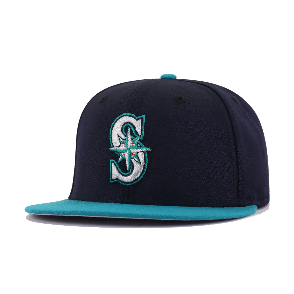 Seattle Mariners Navy Northwest Green Cooperstown AC New Era 59Fifty Fitted