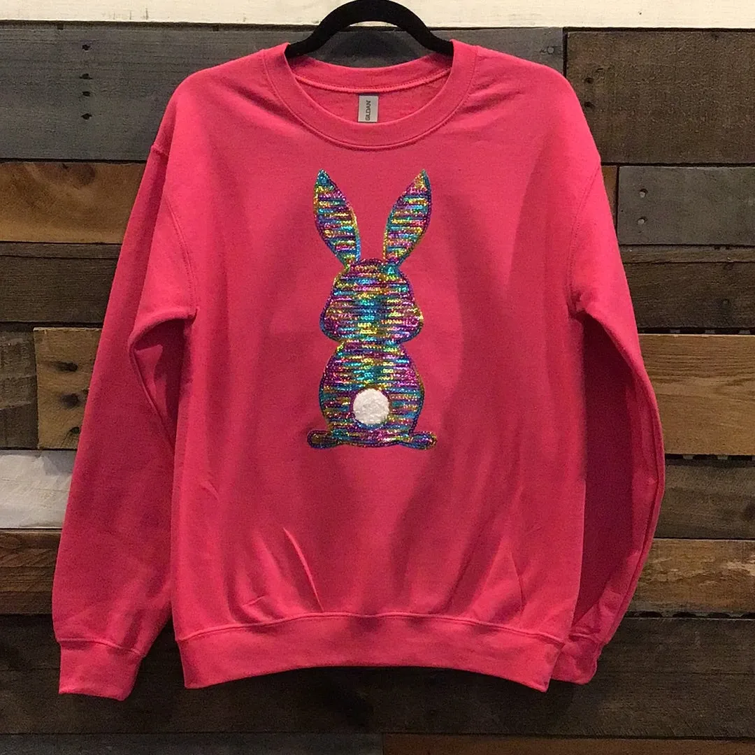 Sequins Bunny Sweatshirt