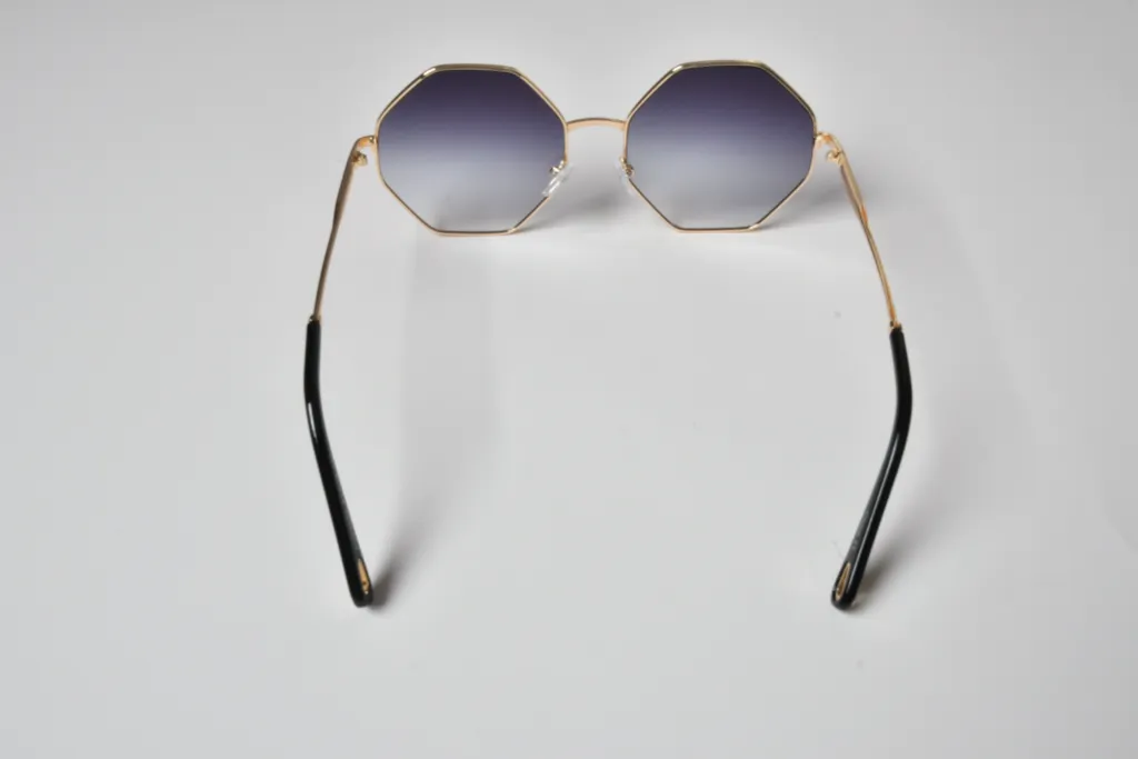 Shady Londyn Oversized  Iconic Sunglasses - Gold Grey