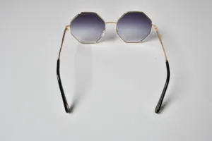 Shady Londyn Oversized  Iconic Sunglasses - Gold Grey