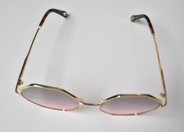 Shady Londyn Oversized Iconic Sunglasses - Gold Multi