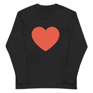 Shop Pink Heart Unisex Long Sleeve T-shirt - Blend of Style & Comfort