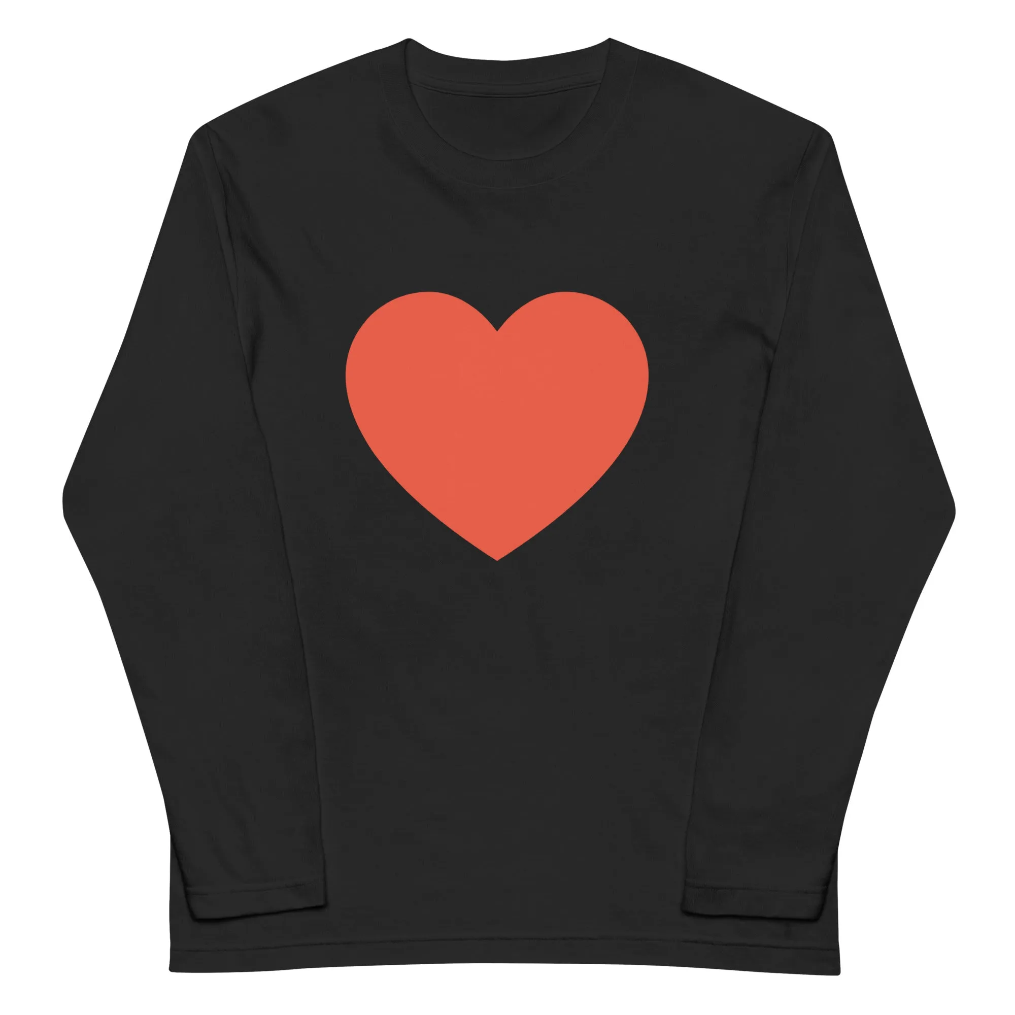 Shop Pink Heart Unisex Long Sleeve T-shirt - Blend of Style & Comfort