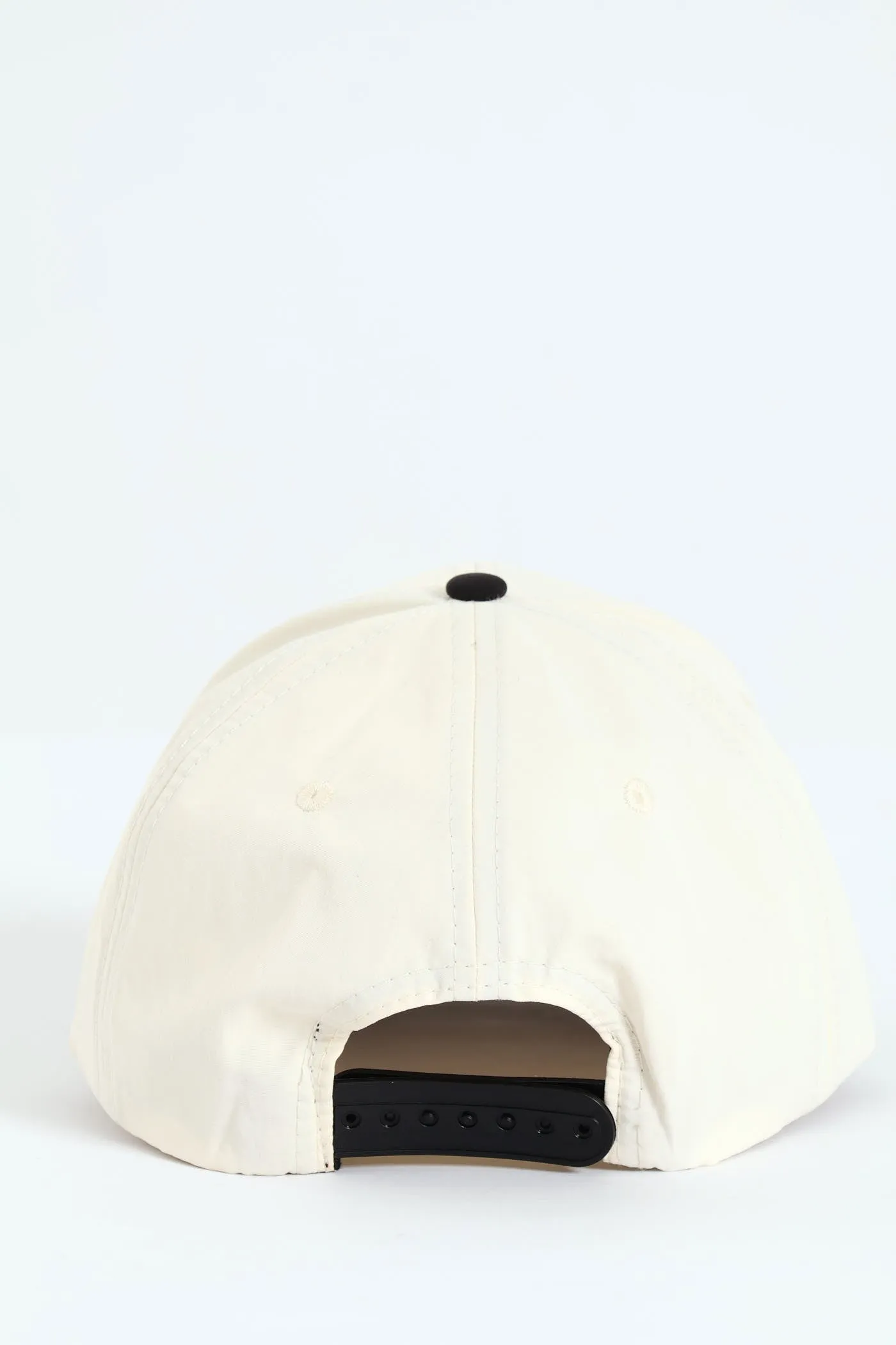 Side Label Cap - Cream