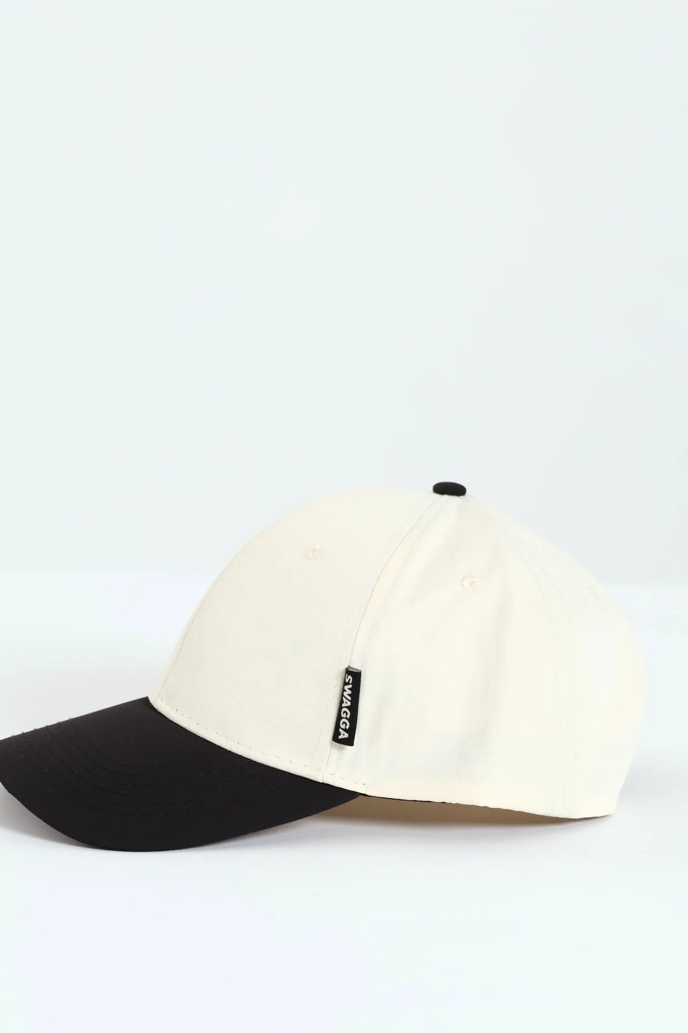 Side Label Cap - Cream