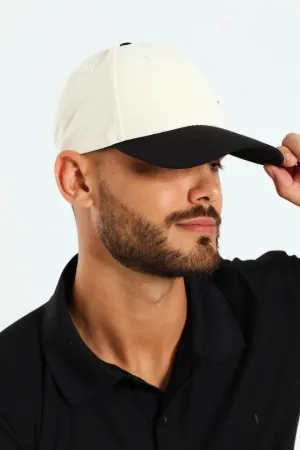 Side Label Cap - Cream