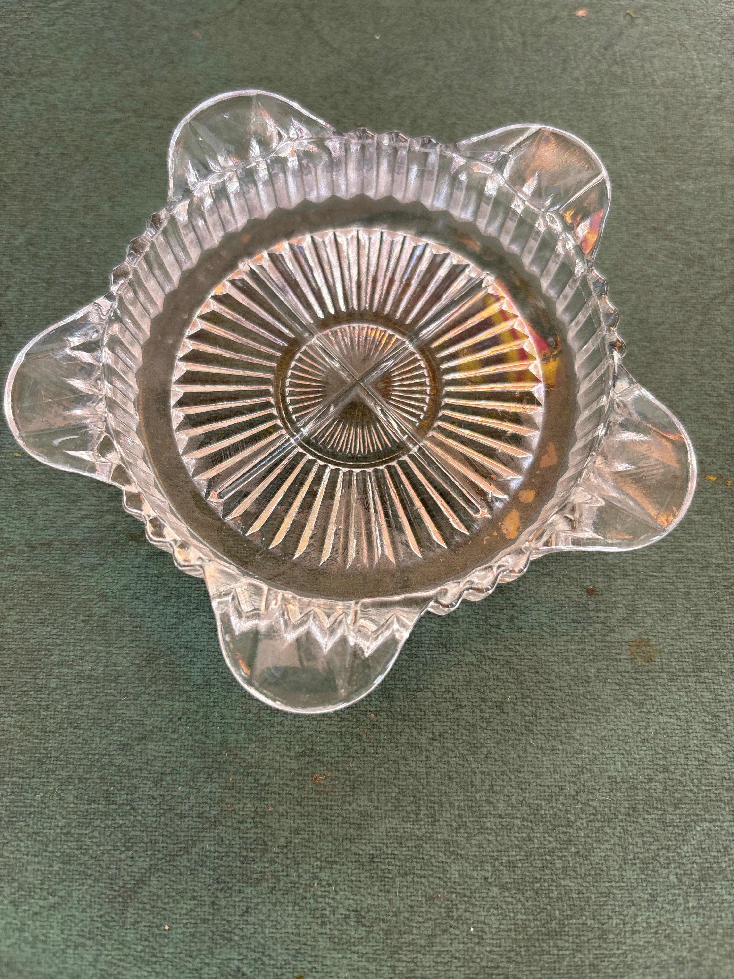 Small Glass Ashtray
