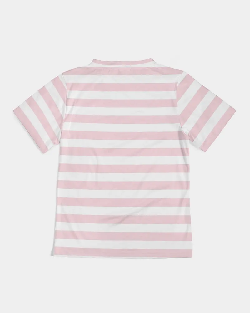 SMF Pink Deck Stripe Kids Tee