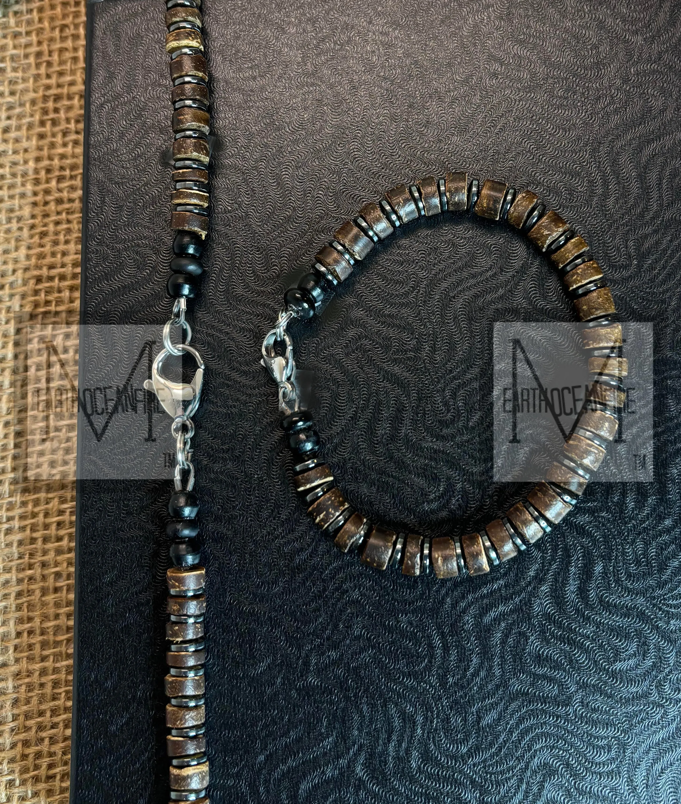 Special Listing for Robert Men's Wall Street Rocker Necklace Bracelet Set
