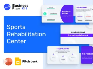Sports Rehabilitation Center Pitch Deck Example