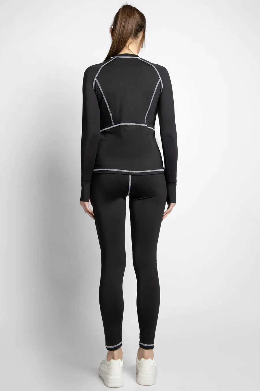 SPORTS SET TEE & LEGGINGS BLACK