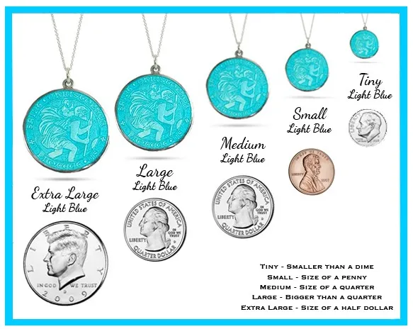 St Christopher Medals - Sterling Silver - NEW!