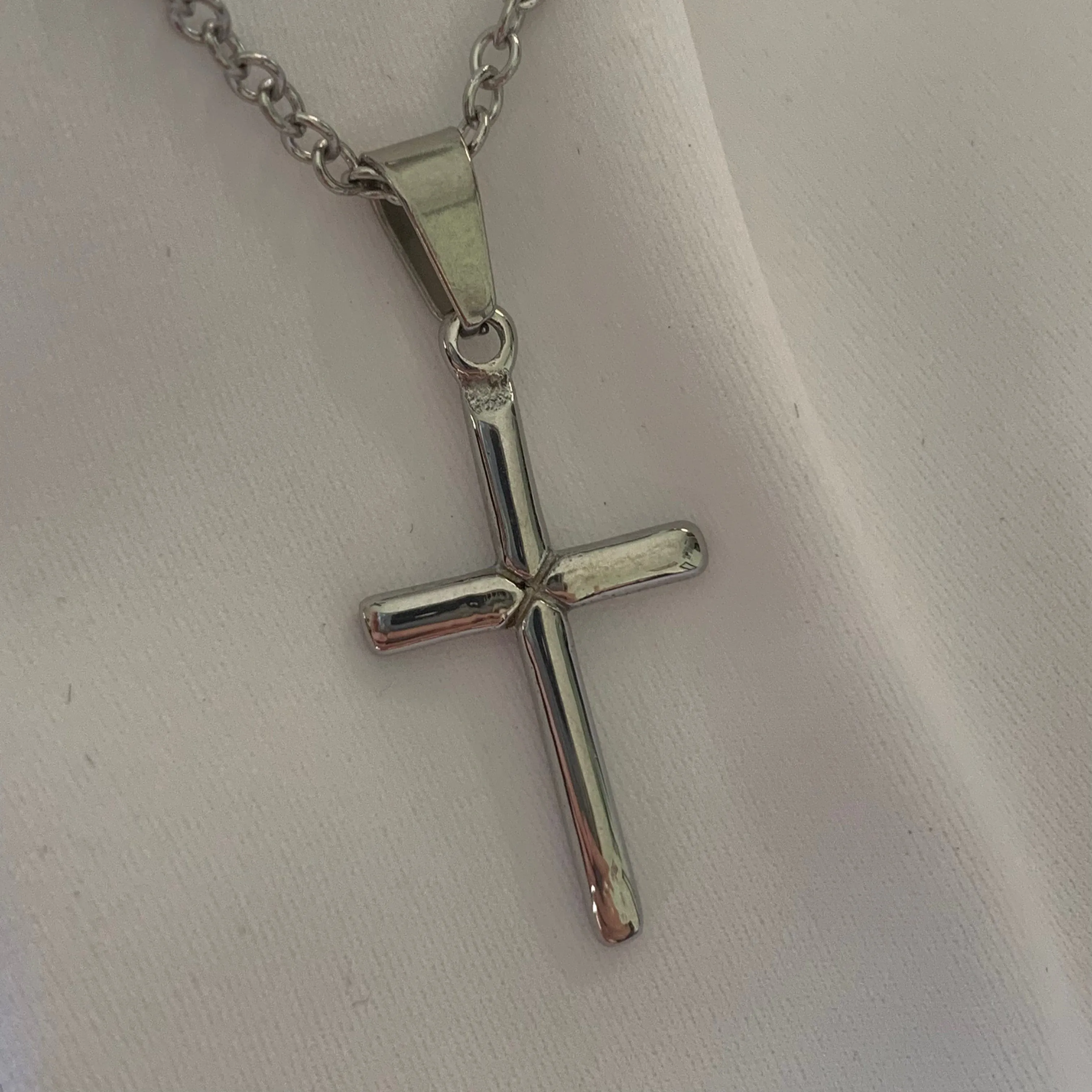 Stainless Steel Cross Necklace