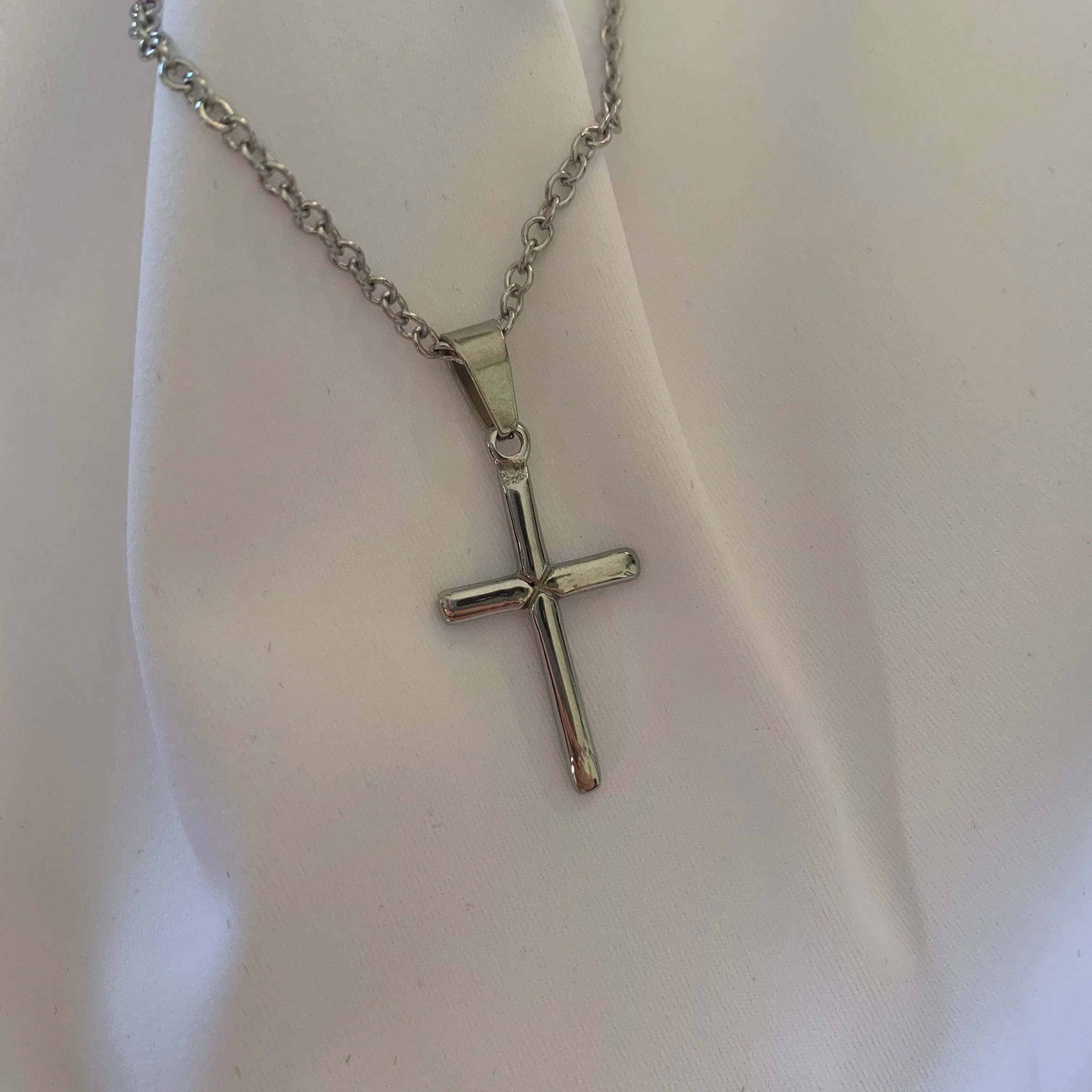 Stainless Steel Cross Necklace
