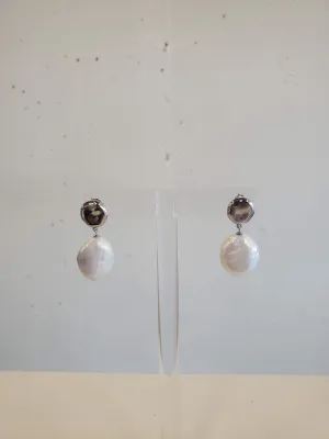 Sterling Silver Pearl Drop Earrings