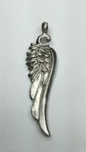Sterling Silver Wing Pendant