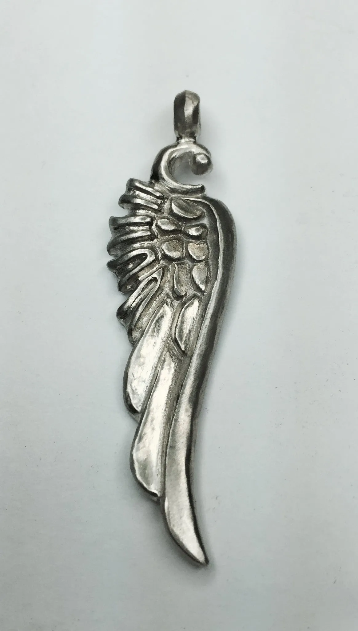 Sterling Silver Wing Pendant