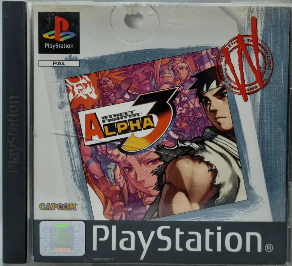 Street Fighter Alpha 3 (White Label m. mindre flænge i case)