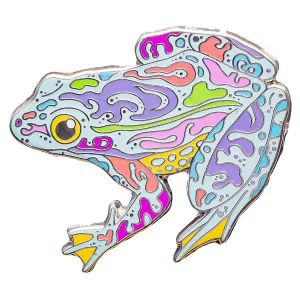 Strike Gently Co Trippy Frog Pin