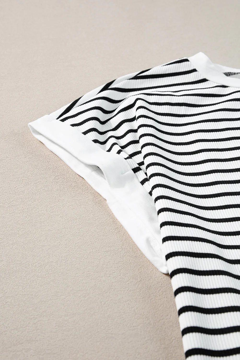 Stripe Tee and Shorts Set