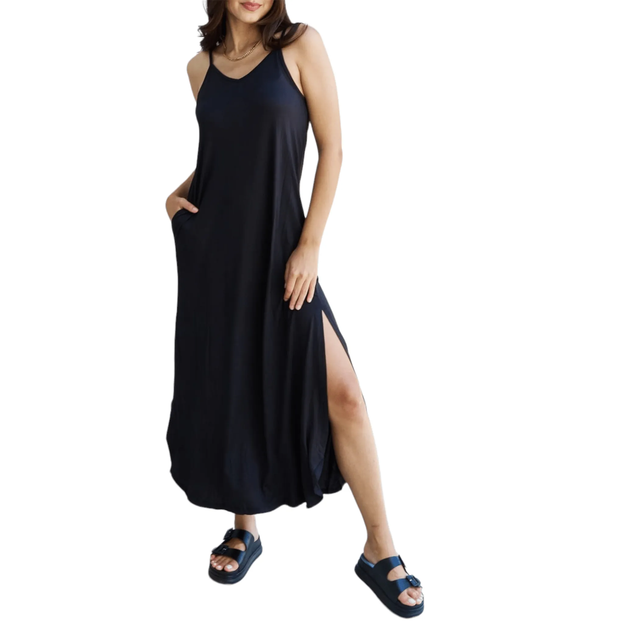 Sultry Nightfall Maxi Dress