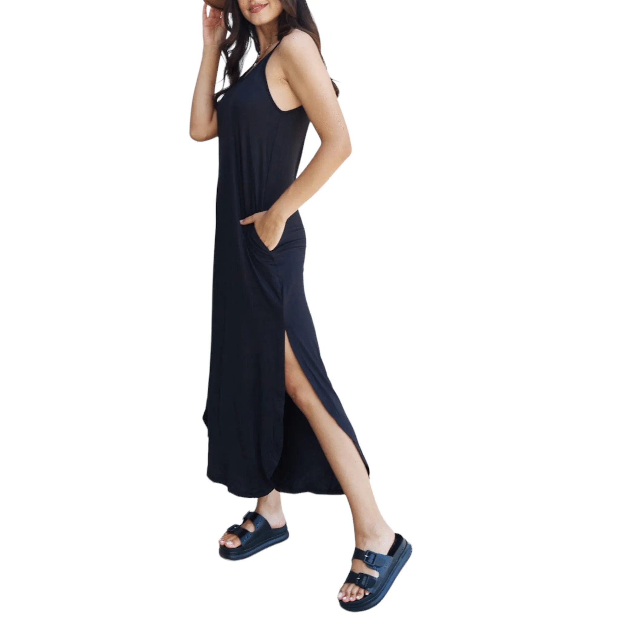Sultry Nightfall Maxi Dress