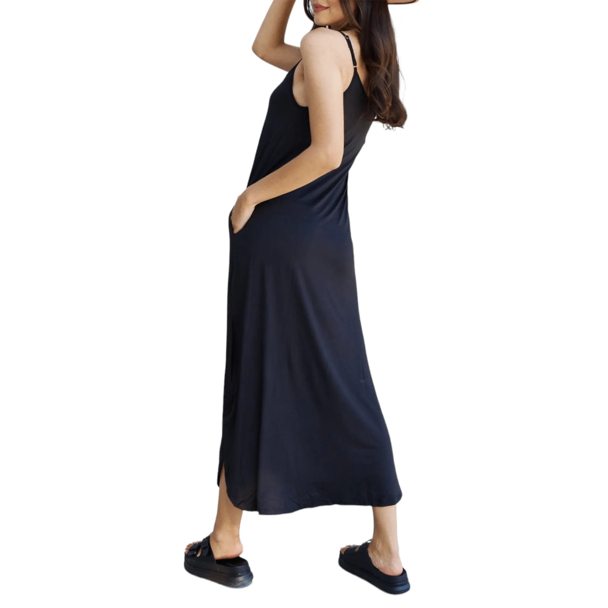 Sultry Nightfall Maxi Dress