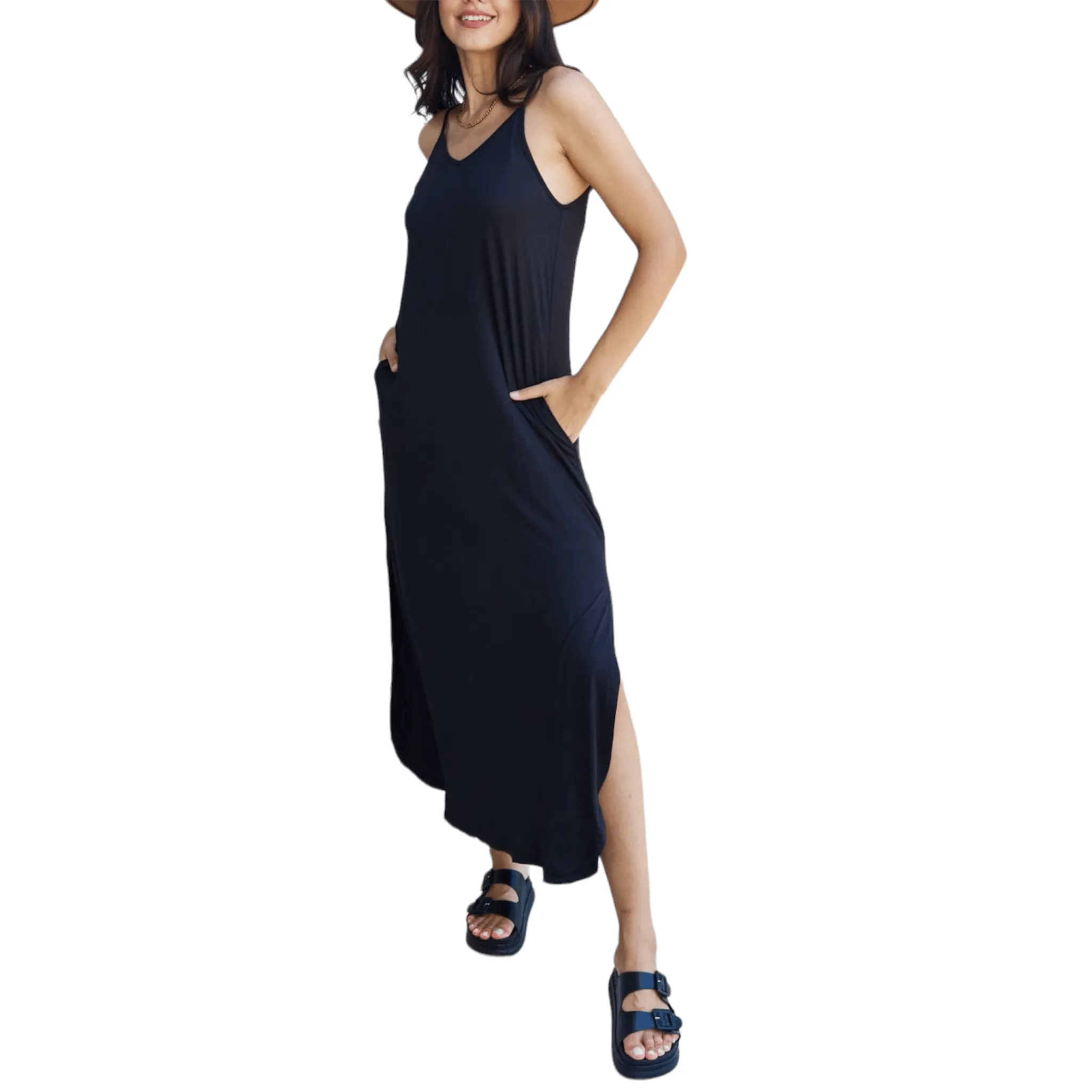 Sultry Nightfall Maxi Dress