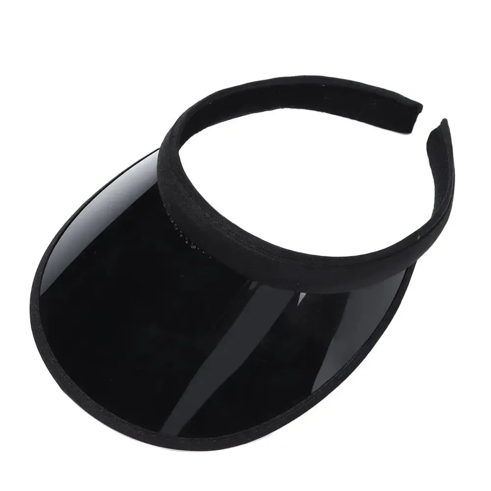 Summer Lightweight PVC Sun Visor Beach Cap Sports Hat UV Protective