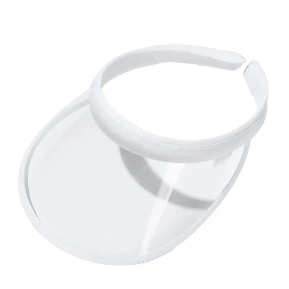 Summer Lightweight PVC Sun Visor Beach Cap Sports Hat UV Protective