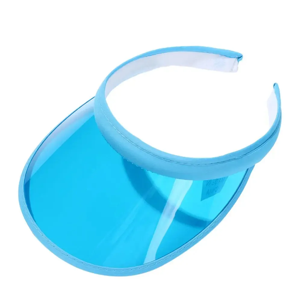 Summer Lightweight PVC Sun Visor Beach Cap Sports Hat UV Protective