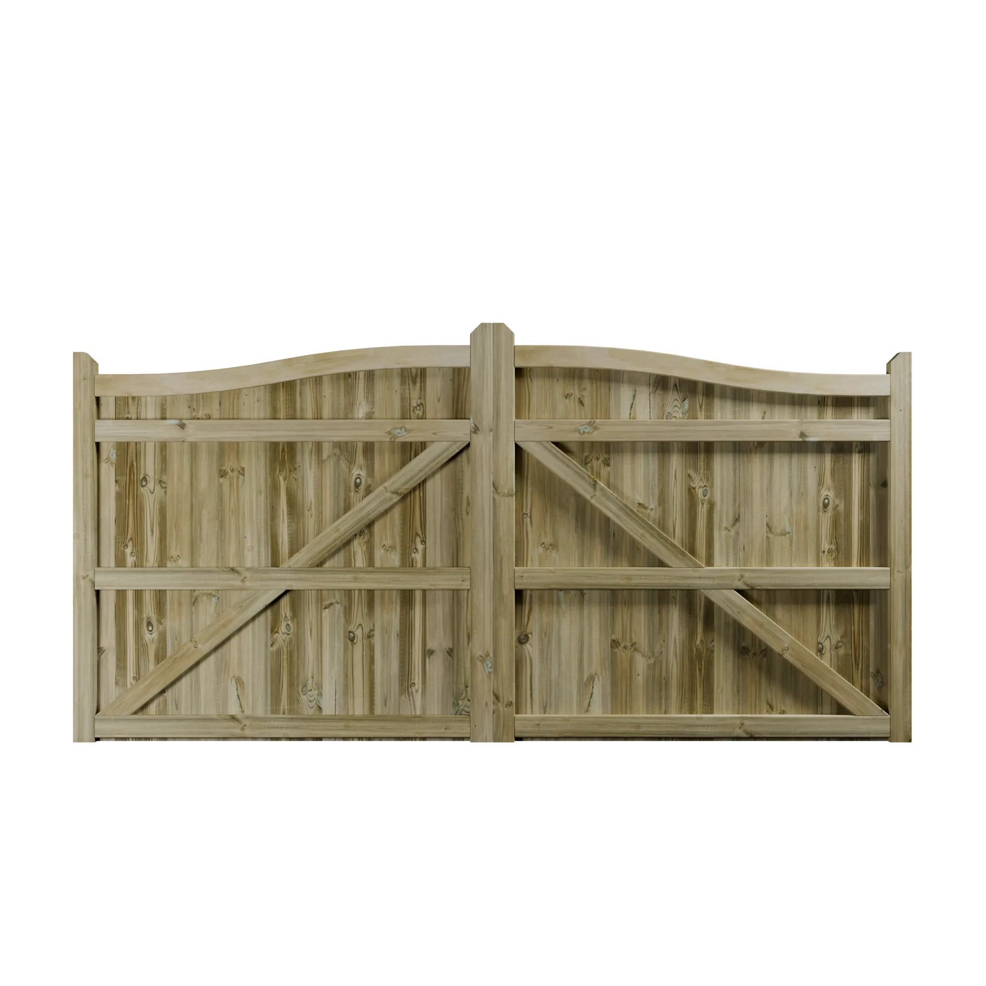 Swan Neck Gates (Pair)