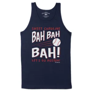 Sweet Caroline Bah Bah Bah Baseball Men's Tank Top