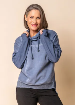 Tabitha Top in Denim Blue