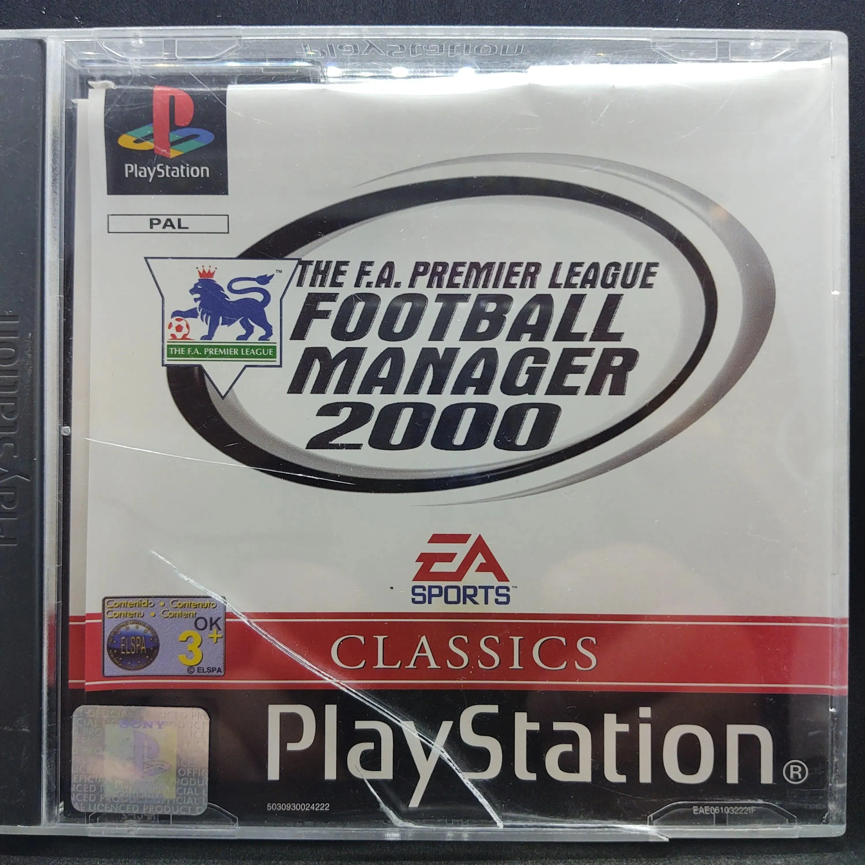 The F.A. Premier League Football Manager 2000 (EASports Classics) (Kosmetiske fejl)