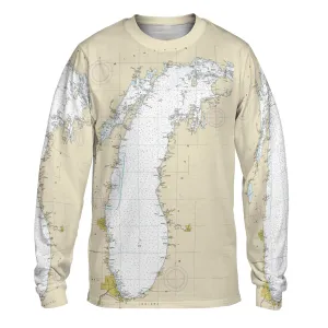 The Lake Michigan Navigator Long Sleeve Tee