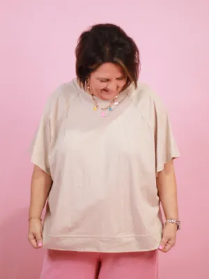 The Lizzie Top - Sand Beige
