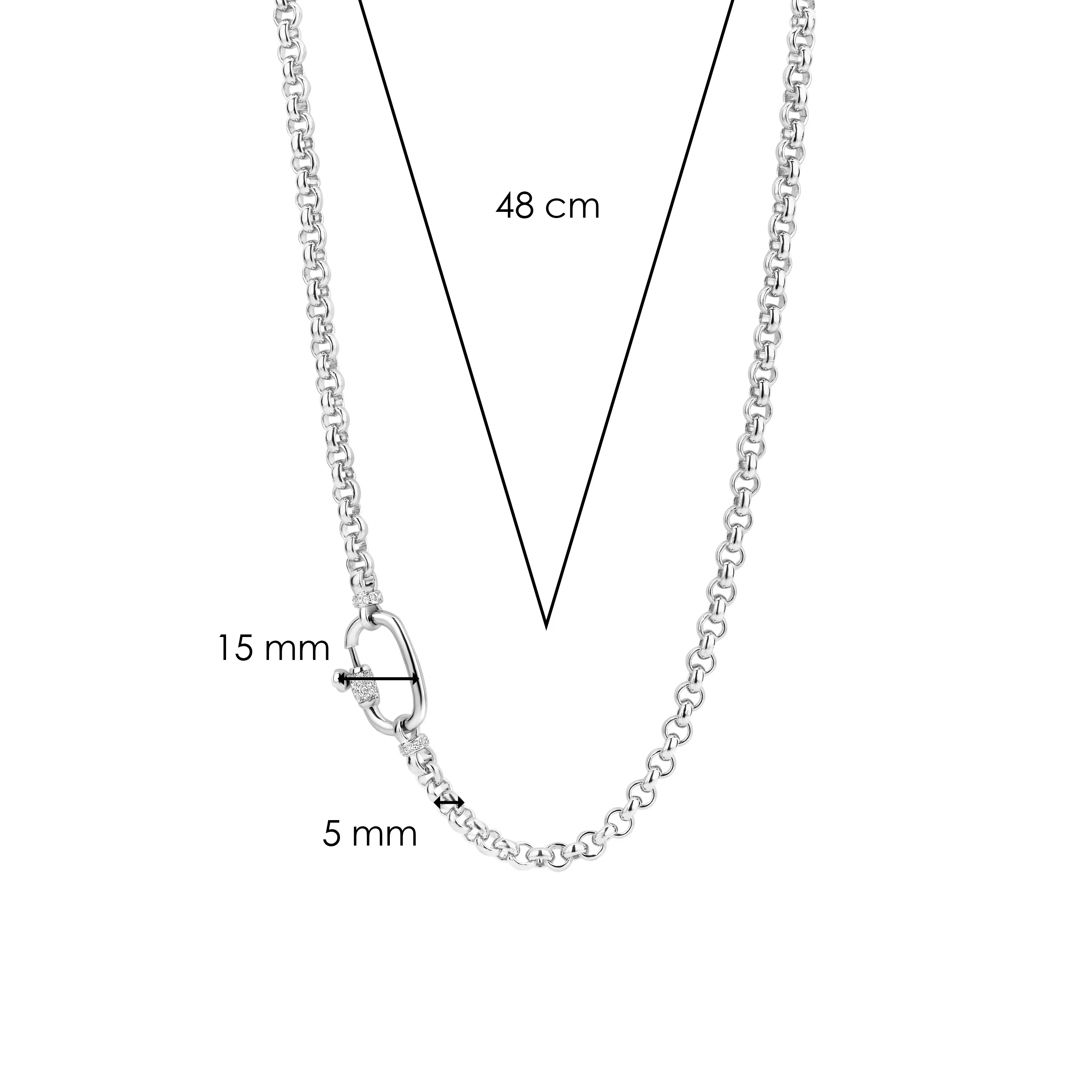 TI SENTO Necklace 3958ZI
