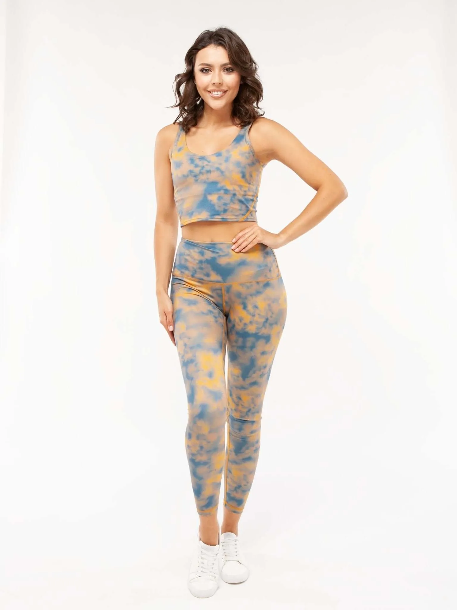 Tie Dye Yoga Sports Bra