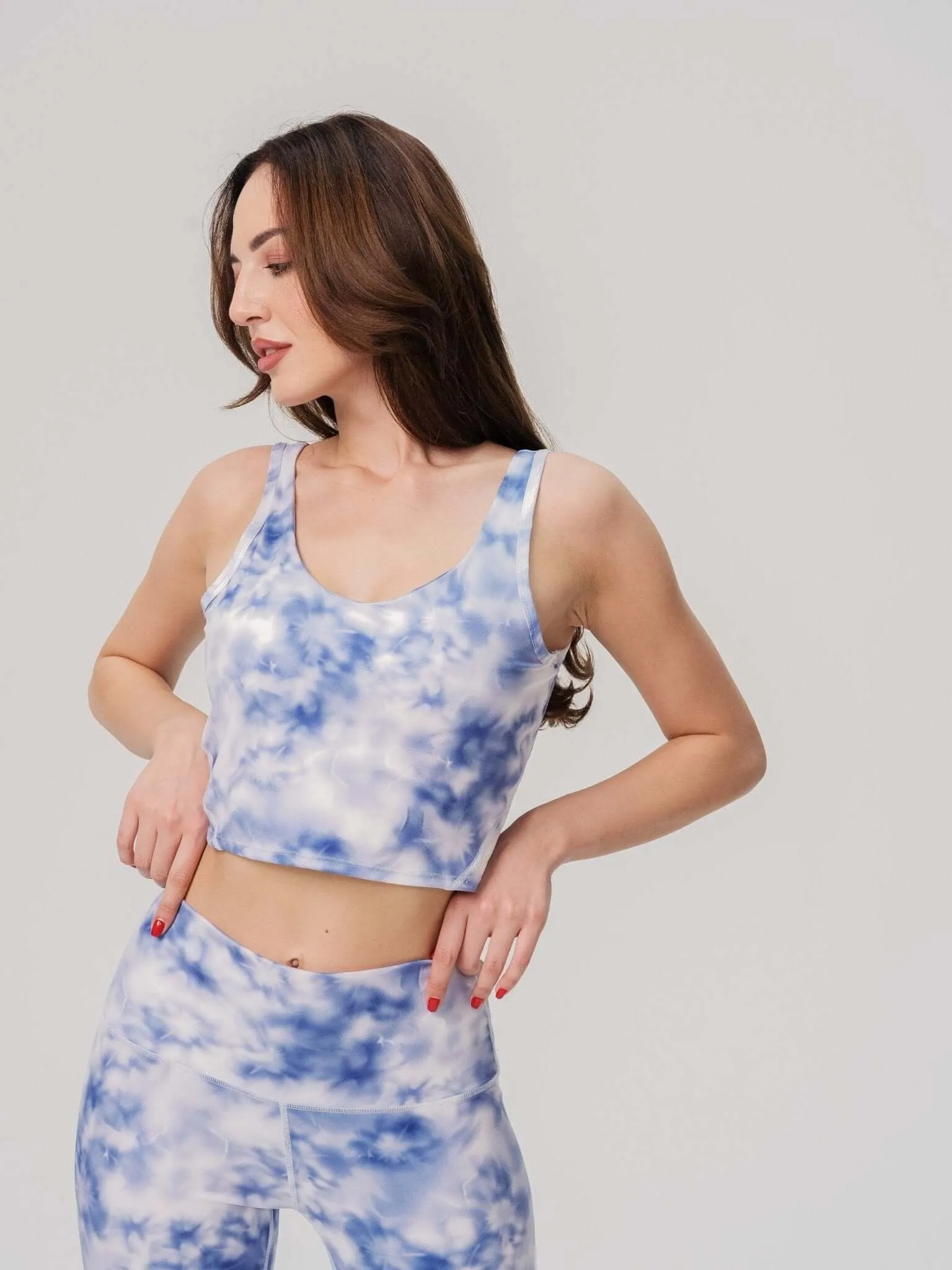 Tie Dye Yoga Sports Bra