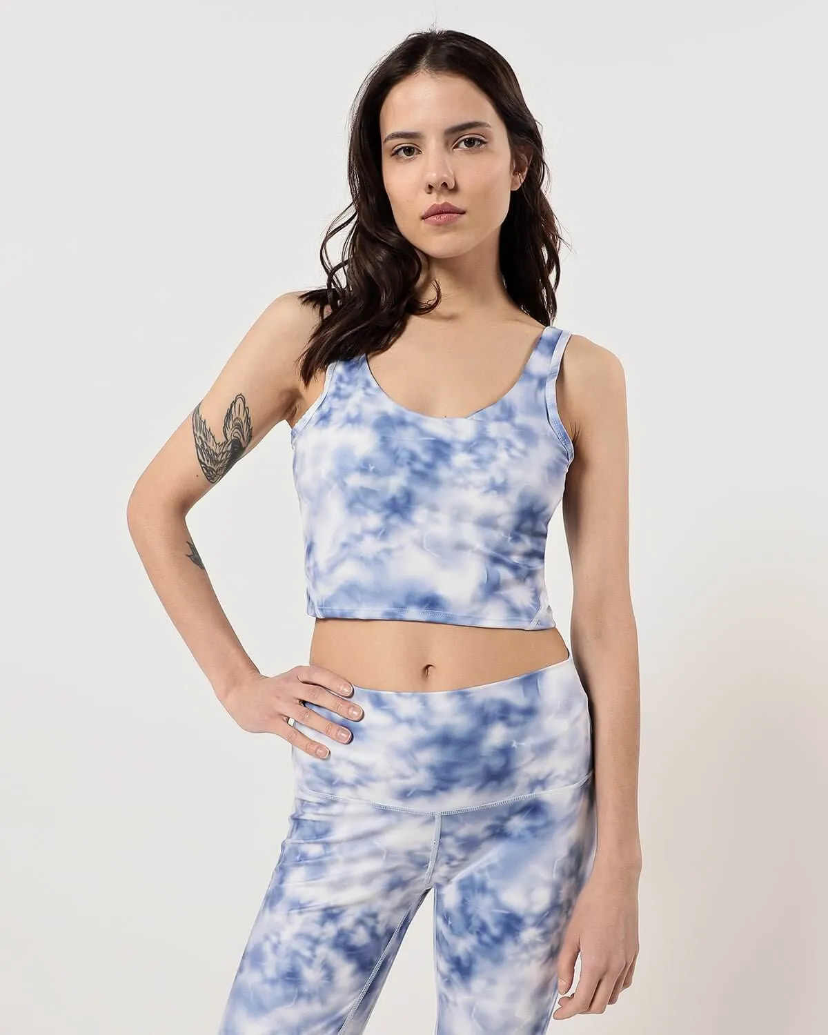 Tie Dye Yoga Sports Bra