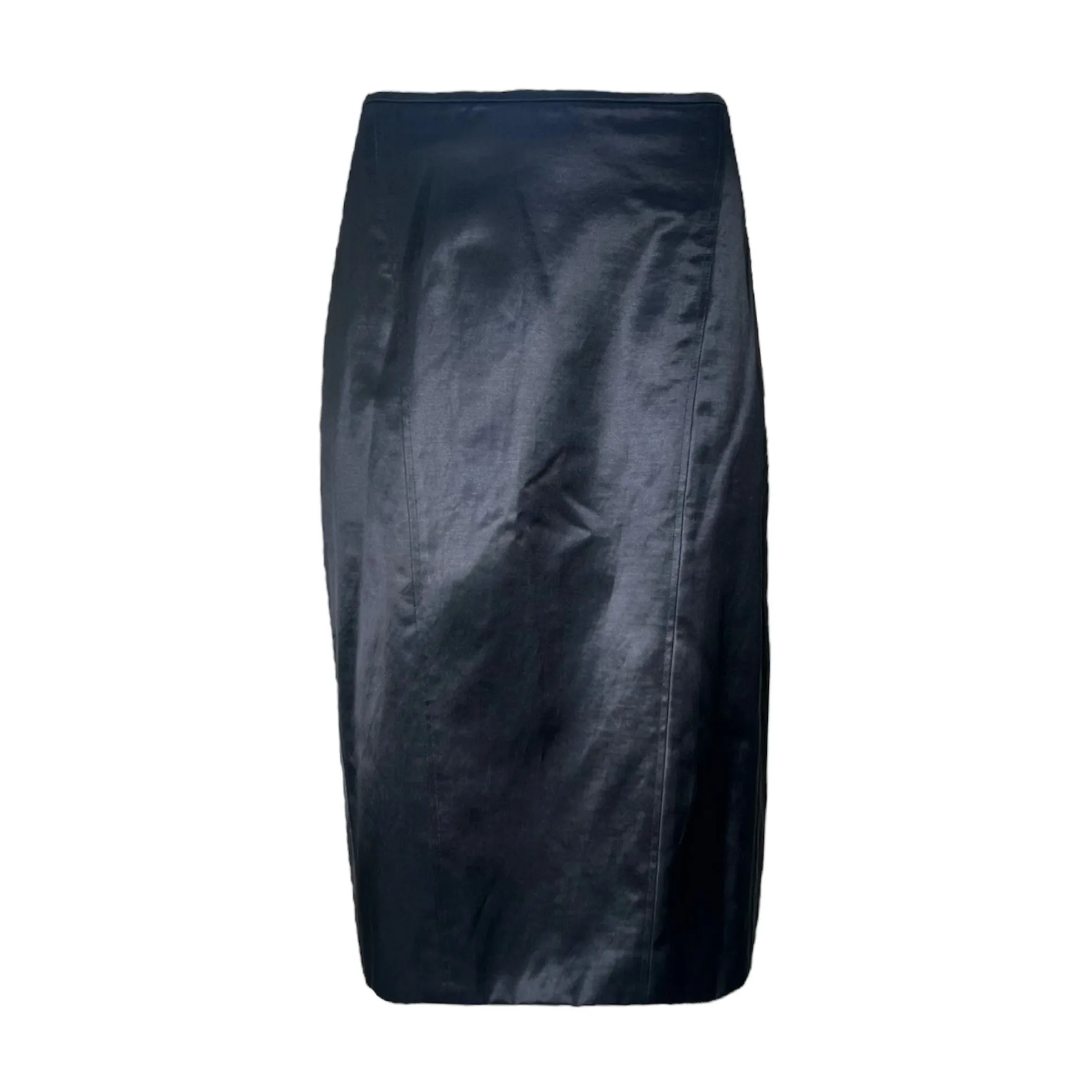 Tom Ford for Gucci 90's Black Satin Skirt, NWT